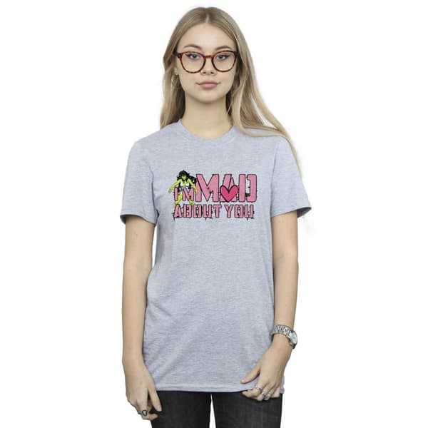 Marvel Womens/Ladies She-Hulk Mad About You Cotton Boyfriend T-Shirt