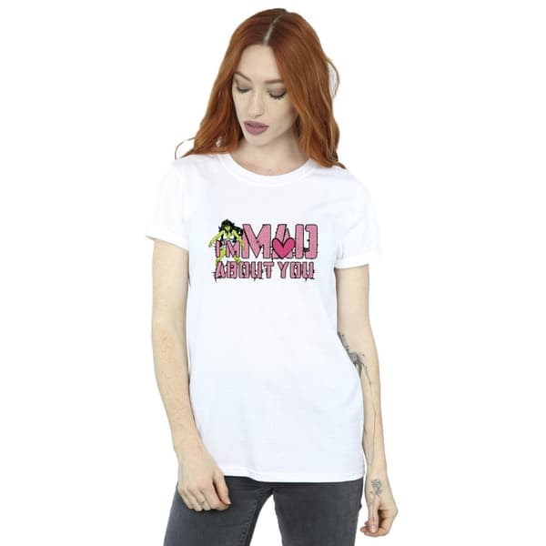 Marvel Womens/Ladies She-Hulk Mad About You Cotton Boyfriend T-Shirt