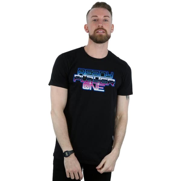 Ready Player One Mens Gradient Logo T-Shirt