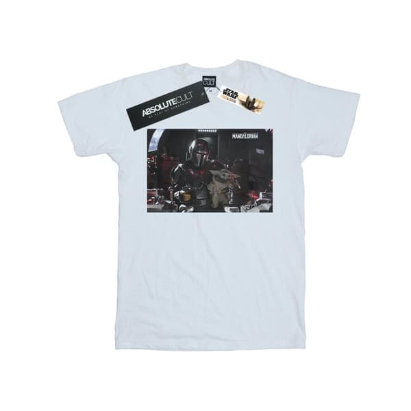 Star Wars Mandalorian Mando och andrepilot - bomulls-T-shirt för flickor