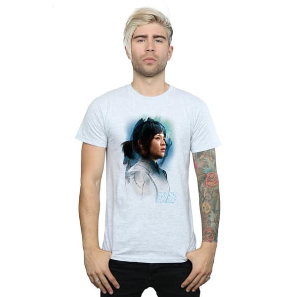 Star Wars Mens The Last Jedi Rose Tico Brushed T-Shirt