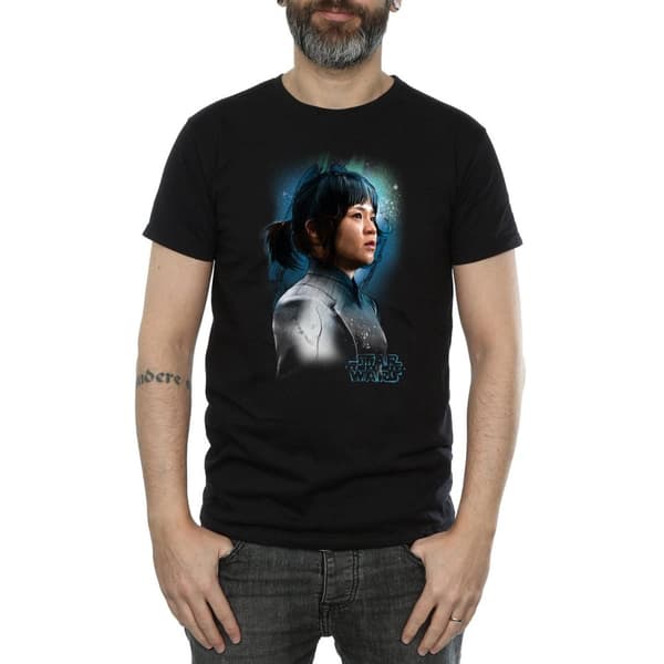 Star Wars Mens The Last Jedi Rose Tico Brushed T-Shirt