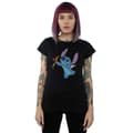 Miniatyrbillede 2 af 3: Disney Womens/Ladies Lilo And Stitch Stitch Cupid Valentines Cotton T-Shirt