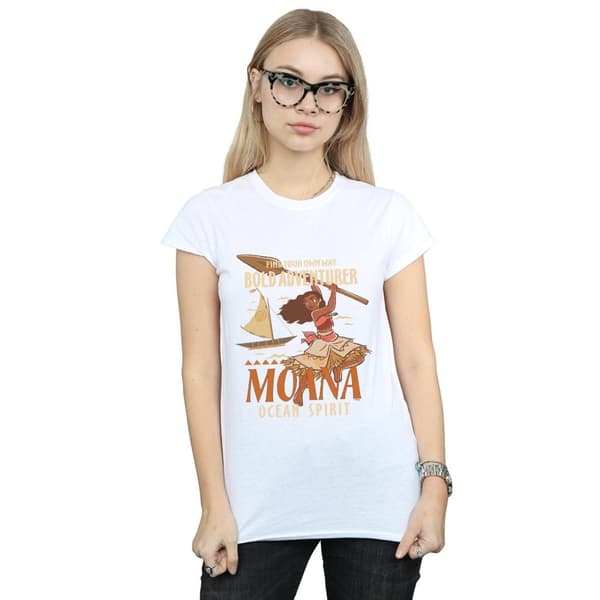 Disney Womens/Ladies Moana Find Your Own Way Cotton T-Shirt