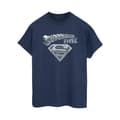 Miniatyrbilde 1 av 3: DC Comics Womens/Ladies Superman The Man Of Steel Cotton Boyfriend T-Shirt