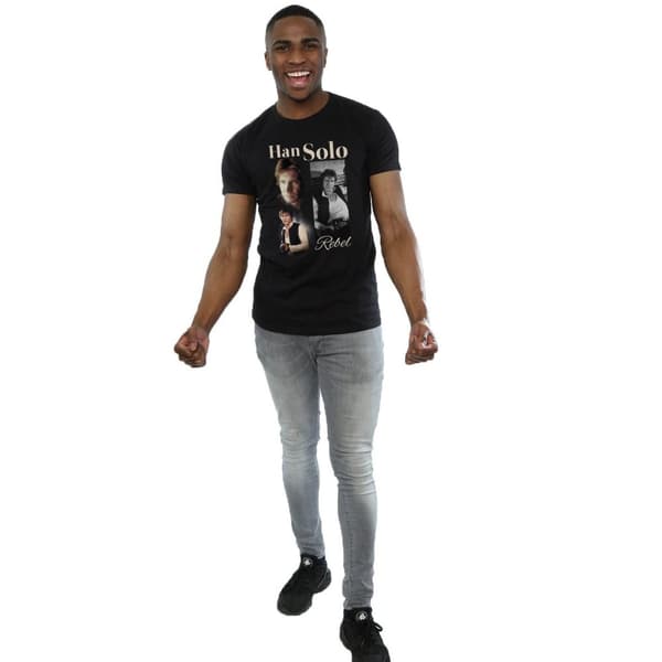 Star Wars Han Solo - T-shirt i 90-talsstil för herrar
