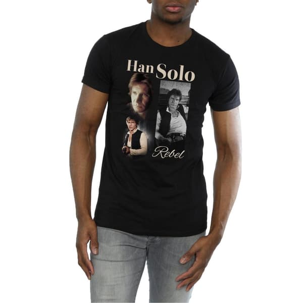 Star Wars Han Solo - T-shirt i 90-talsstil för herrar