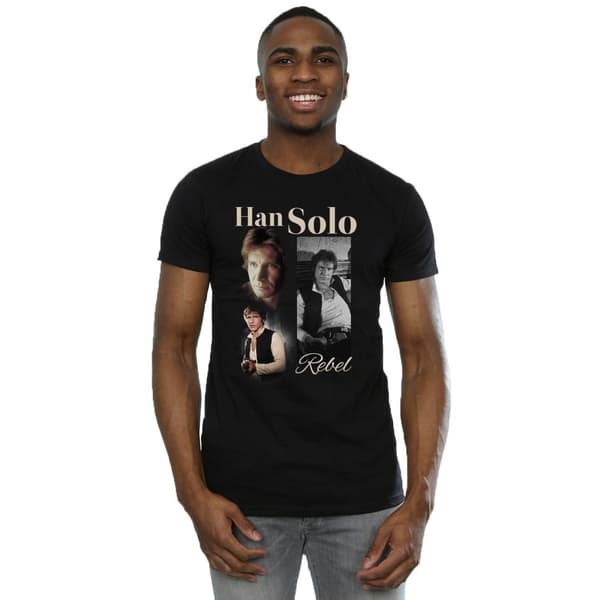Star Wars Han Solo - T-shirt i 90-talsstil för herrar