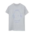 Miniatyrbild 1 av 3: Star Wars Dam/Lady The Mandalorian Outline Helm Diamond Boyfriend T-shirt i bomull