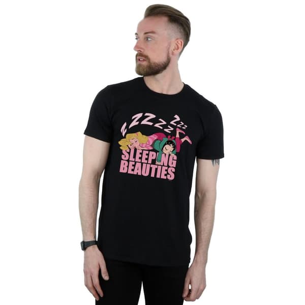 Disney Mens Wreck It Ralph Aurora And Vanellope T-Shirt