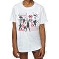 Pikkukuva 3 / 5: Star Wars Girls The Last Jedi Rebellion Silhouettes Cotton T-Shirt