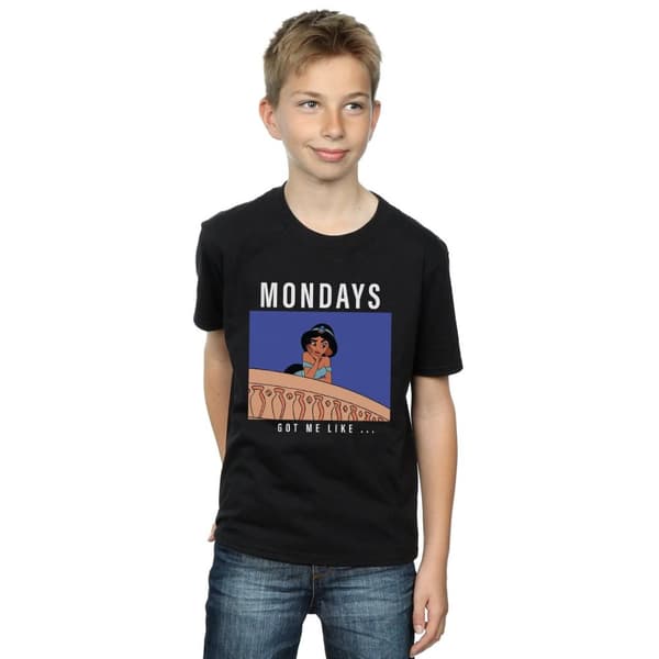 Disney Princess Boys Jasmine Mondays Got Me Like T-Shirt