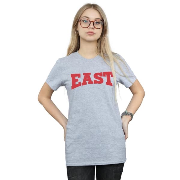 Disney Womens/Ladies High School Musical The Musical East High Cotton Boyfriend T-Shirt