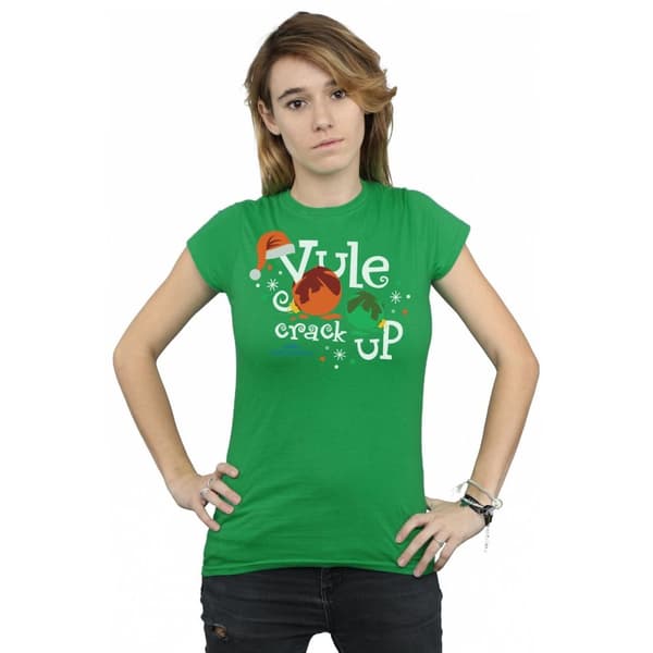 National Lampoon´s Christmas Vacation Womens/Ladies Yule Crack Up Cotton T-Shirt
