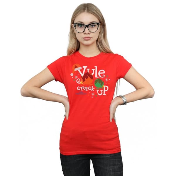 National Lampoon´s Christmas Vacation Womens/Ladies Yule Crack Up Cotton T-Shirt