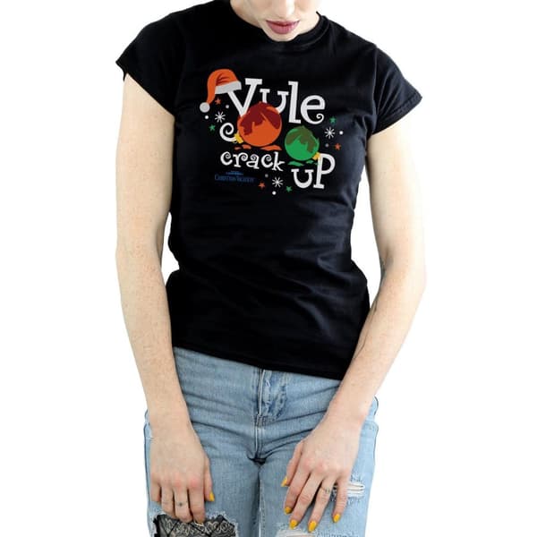 National Lampoon´s Christmas Vacation Womens/Ladies Yule Crack Up Cotton T-Shirt