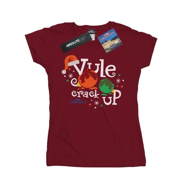 National Lampoon´s Christmas Vacation Womens/Ladies Yule Crack Up Cotton T-Shirt