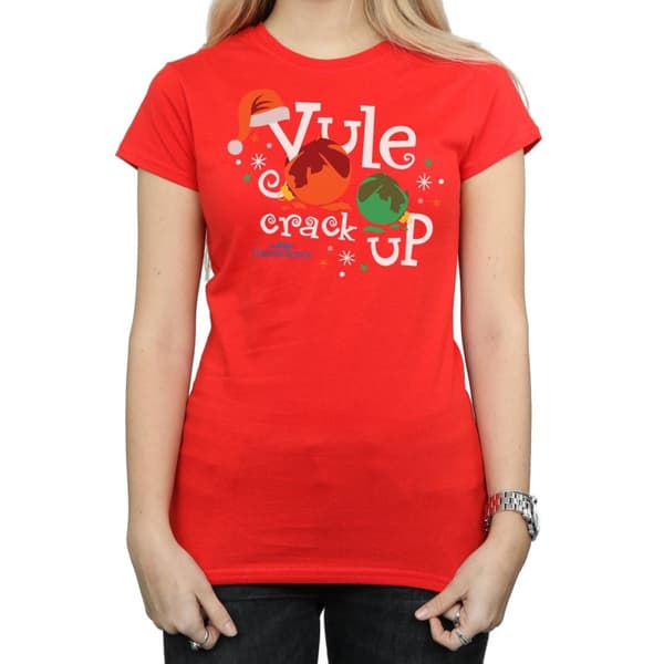 National Lampoon´s Christmas Vacation Womens/Ladies Yule Crack Up Cotton T-Shirt