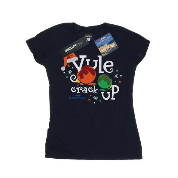 National Lampoon´s Christmas Vacation Womens/Ladies Yule Crack Up Cotton T-Shirt