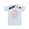 Miniatyrbild 1 av 3: Star Wars Millennium Falcon - T-shirt i bomull med julgransleverans för flickor