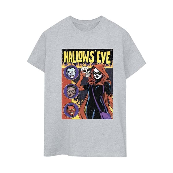 Marvel Dam/Lady - Hallows Eve - Comic Cover - Pojkvänströja i bomull Sports Grey 4XL