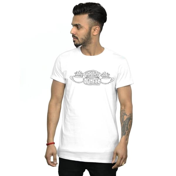Friends Mens Central Perk Outline T-Shirt