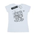 Miniatyrbild 1 av 5: Disney Dam/Tjej Musse och Mimmi Pigg Kiss Sketch T-shirt i bomull
