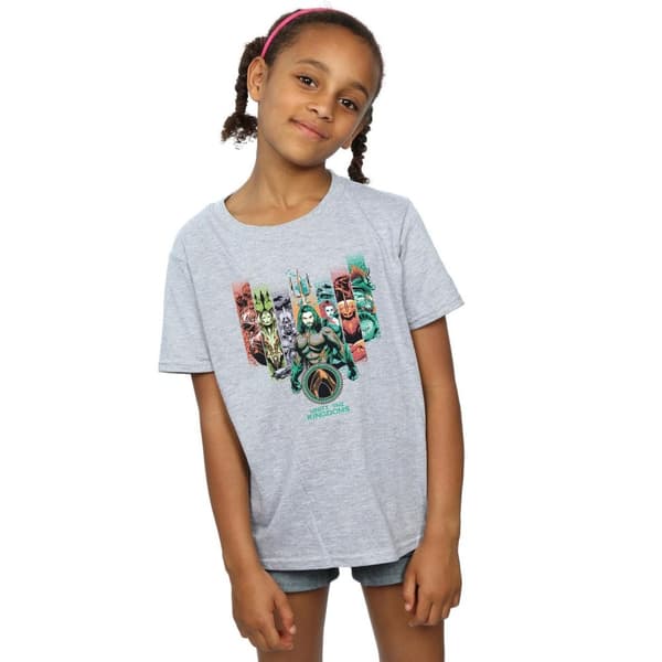 DC Comics Girls Aquaman Unite The Kingdoms Cotton T-Shirt