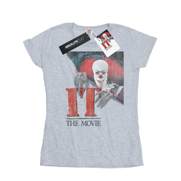 It (1990) Womens/Ladies Distressed Poster Cotton T-Shirt