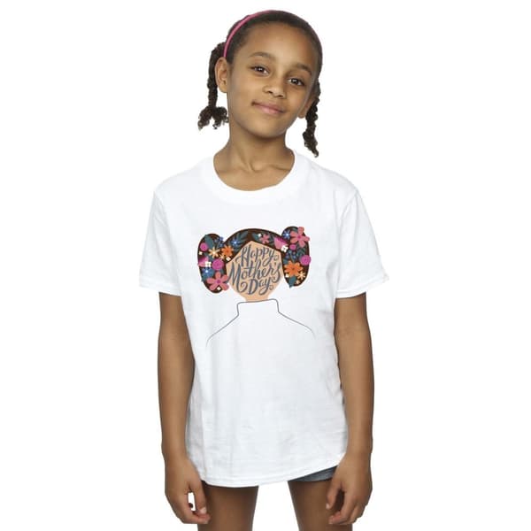 Star Wars Girls Episode IV A New Hope Leia Mother´s Day Cotton T-Shirt