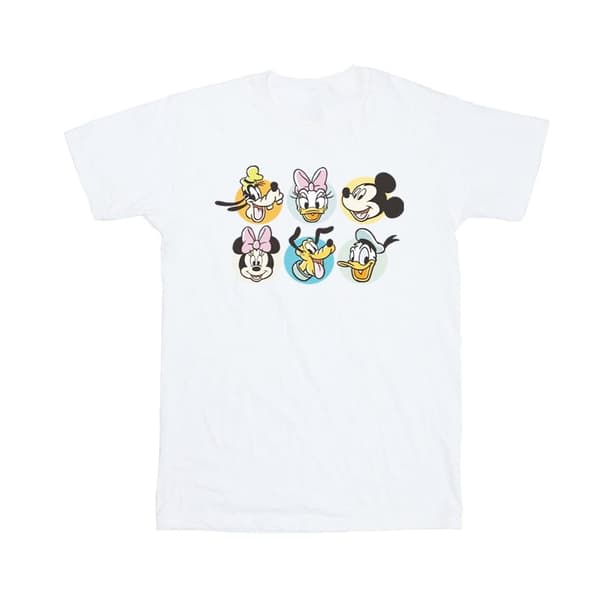 Disney Mens Mickey Mouse And Friends Faces T-Shirt