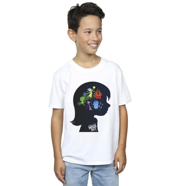 Disney T-shirt med silhuett av huvudet från Inside Out för pojkar