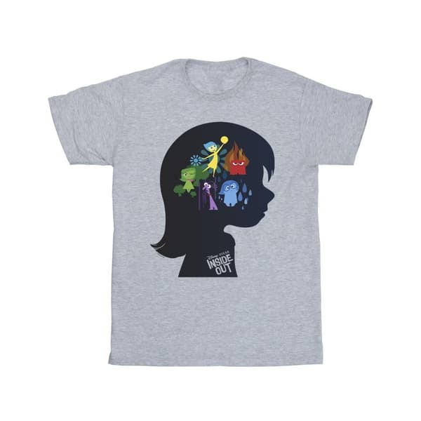 Disney T-shirt med silhuett av huvudet från Inside Out för pojkar