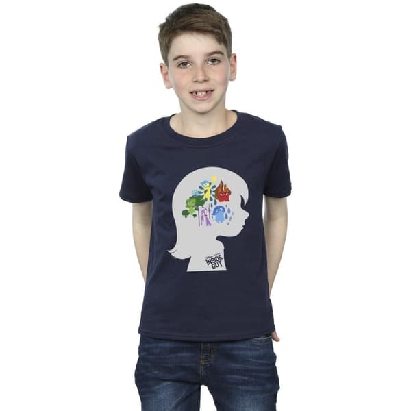 Disney T-shirt med silhuett av huvudet från Inside Out för pojkar