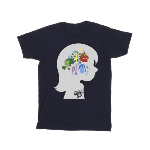 Disney T-shirt med silhuett av huvudet från Inside Out för pojkar
