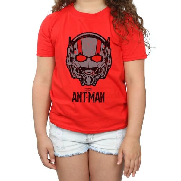 Marvel Girls Ant-Man Helmet Cotton T-Shirt