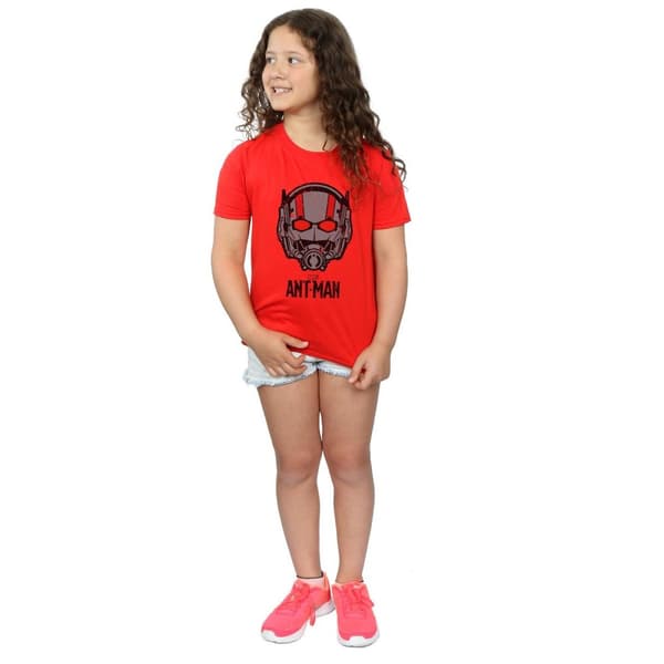 Marvel Girls Ant-Man Helmet Cotton T-Shirt