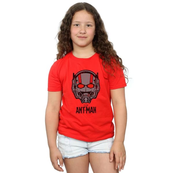 Marvel Girls Ant-Man Helmet Cotton T-Shirt