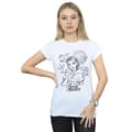 Pikkukuva 2 / 3: Disney Womens/Ladies Beauty And The Beast Collage Sketch Cotton T-Shirt
