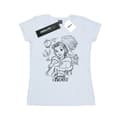Pikkukuva 1 / 3: Disney Womens/Ladies Beauty And The Beast Collage Sketch Cotton T-Shirt