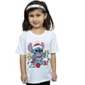 Miniatyrbild 2 av 3: Disney Lilo And Stitch - T-shirt i bomull med julljus för flickor