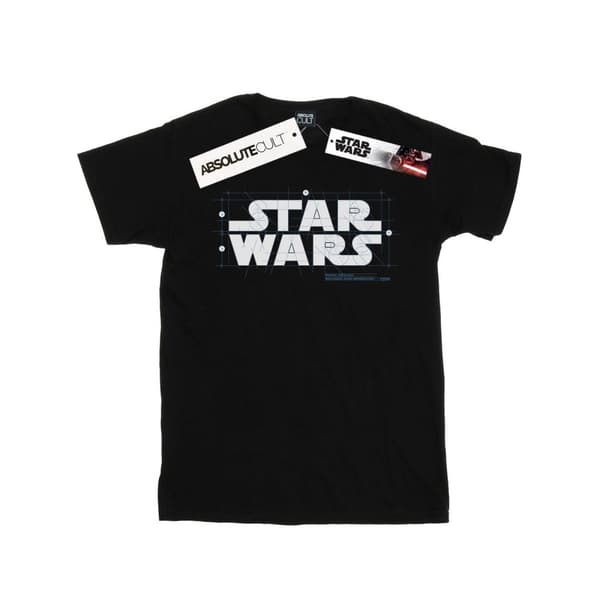Star Wars Girls Final Design Logo Cotton T-Shirt Black 3-4 Years