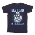 Miniatyrbillede 1 af 4: Star Wars Mens Mandalorian Best Dad Galaxy T-Shirt
