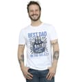 Miniatyrbillede 2 af 3: Star Wars Mens Mandalorian Best Dad Galaxy T-Shirt