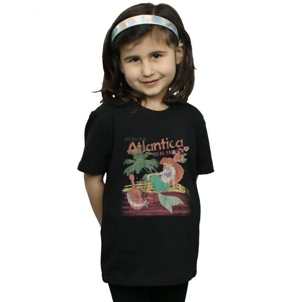 Disney Den lilla sjöjungfrun - Hälsningar från Atlantica - T-shirt i bomull för flickor
