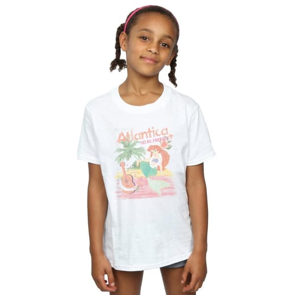 Disney Den lilla sjöjungfrun - Hälsningar från Atlantica - T-shirt i bomull för flickor
