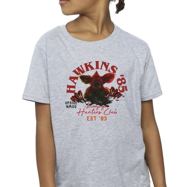Netflix Girls Stranger Things Hunters Club Cotton T-Shirt