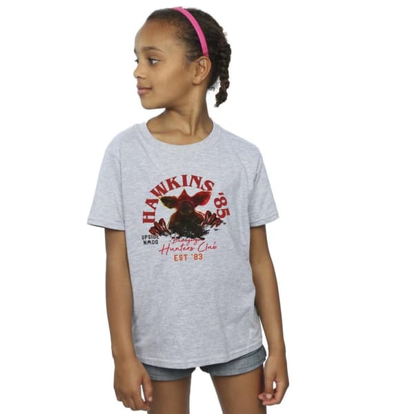Netflix Girls Stranger Things Hunters Club Cotton T-Shirt