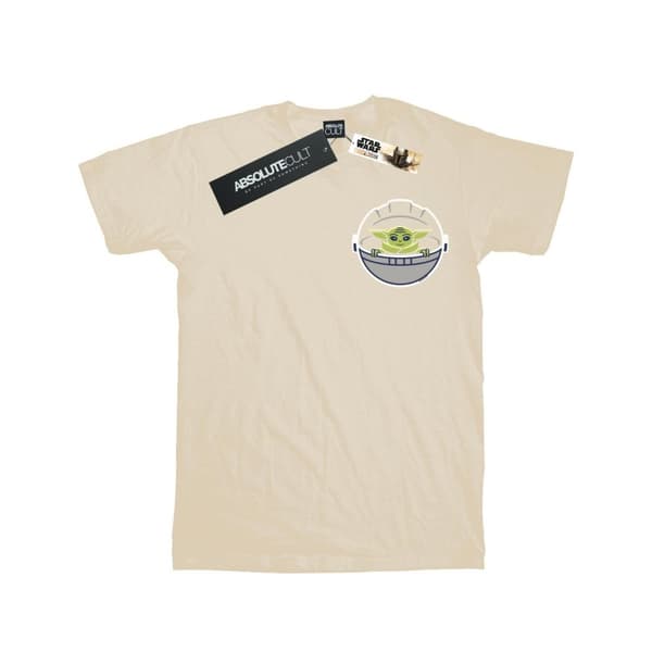 Star Wars The Mandalorian The Child Drawn T-shirt med brösttryck för herrar
