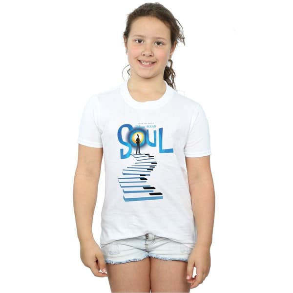 Disney T-shirt i bomull med konstmotiv från Soul Poster